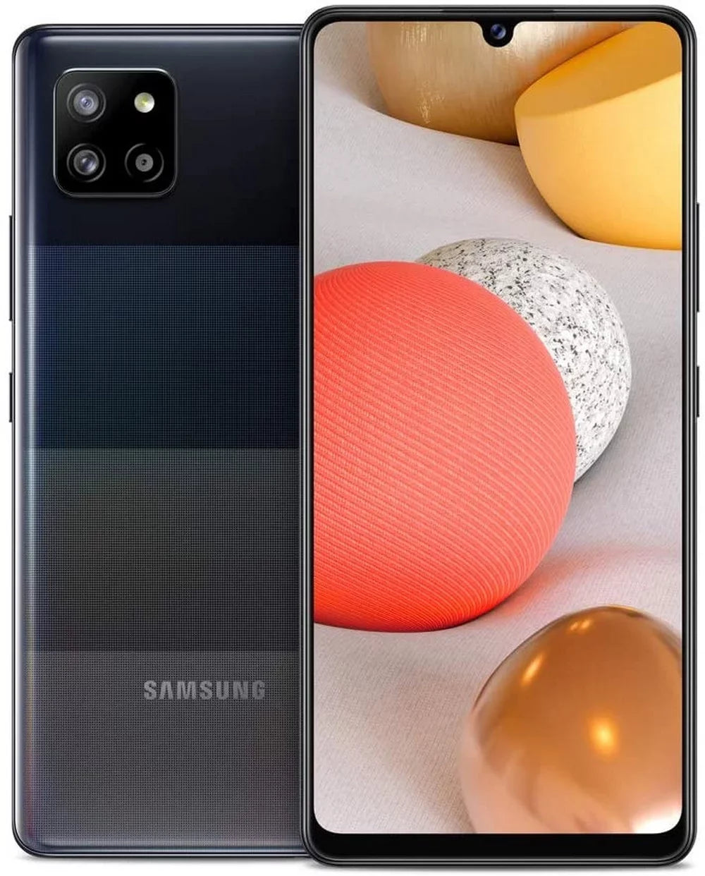 in Pre-Owned Only A42 6.6 Black, (Refurbished: Good) 5G, 128GB, Galaxy Verizon