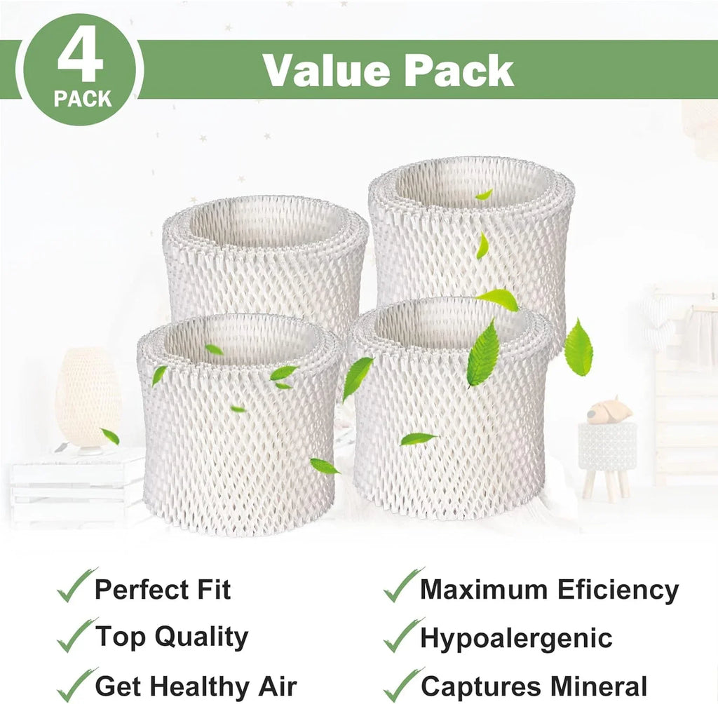 HAC-504, Humidifier A Filter Filter Humidifier FRESHLAB Honeywell HCM710, HCM-350 Compatible HEV312W, Series, 4-Pack with