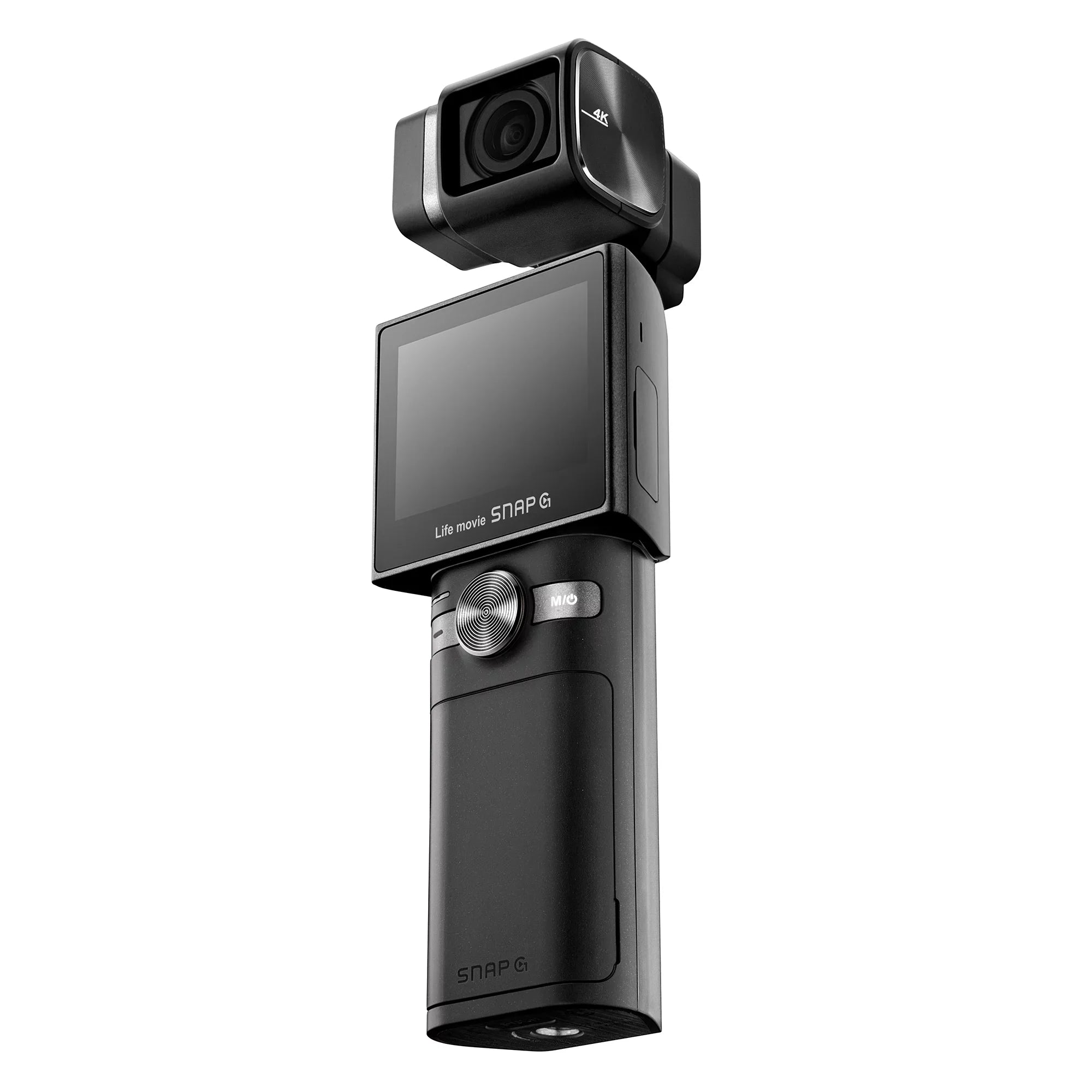 3-Axis Angle Vlog Replaceable 4K ID Track Camera Wide Gimbal Battery Handheld Touchscreen SNAP-G Live AI 133.9° Battery Face Creator Video 2" Influencer LCD Package Stream Thinkware Stabilizer 60FPS