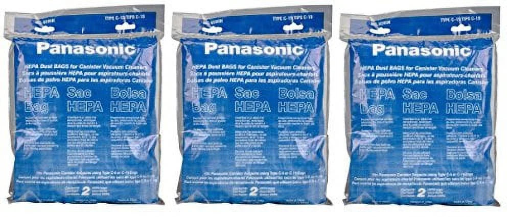 Bag Panasonic Vacuum (3-Pack) MCV295H for Genuine