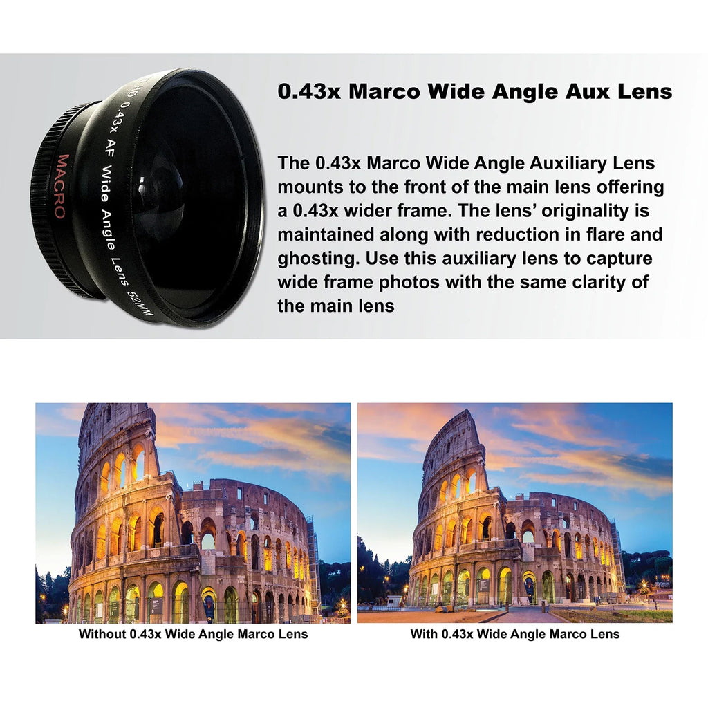 Card + + Memory Tripod + Nikon Accessory Case Lens 18-140mm + Bundle 64GB + with A-Cell D7500 Camera Filter SanDisk DSLR 2pcs UV