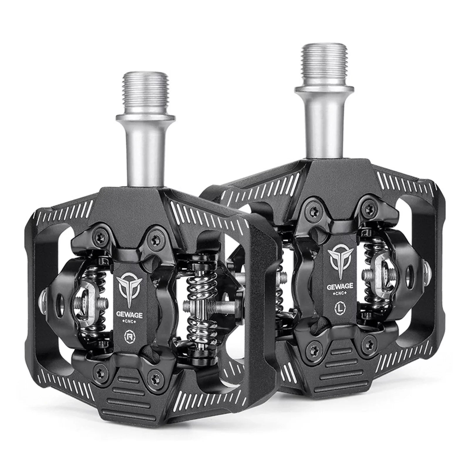 with Pedals Transfer Optimal Clip Cleats for Efficient Double MTB Pedals Sided