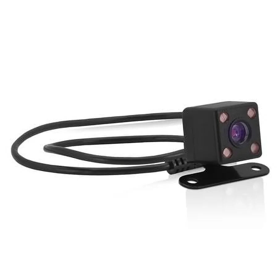 2.45" 3-Channel LCD Camera Black Dash with MNCD245T Screen Rear and View Front Full HD Recording,