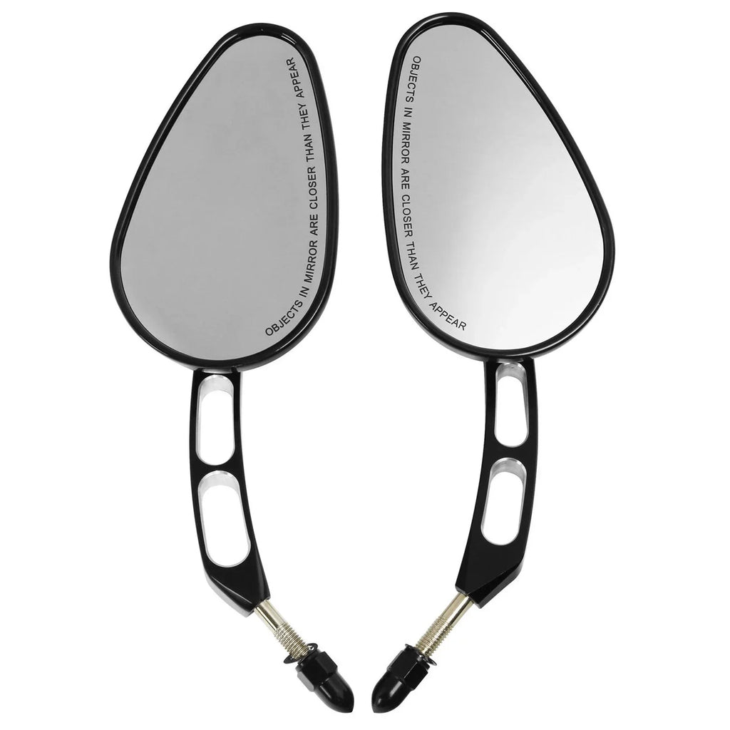 View 2005-2017 Deluxe 2016 Black Harley Softail Teledu Rear Fits Mirrors 8mm FLSTN Fits