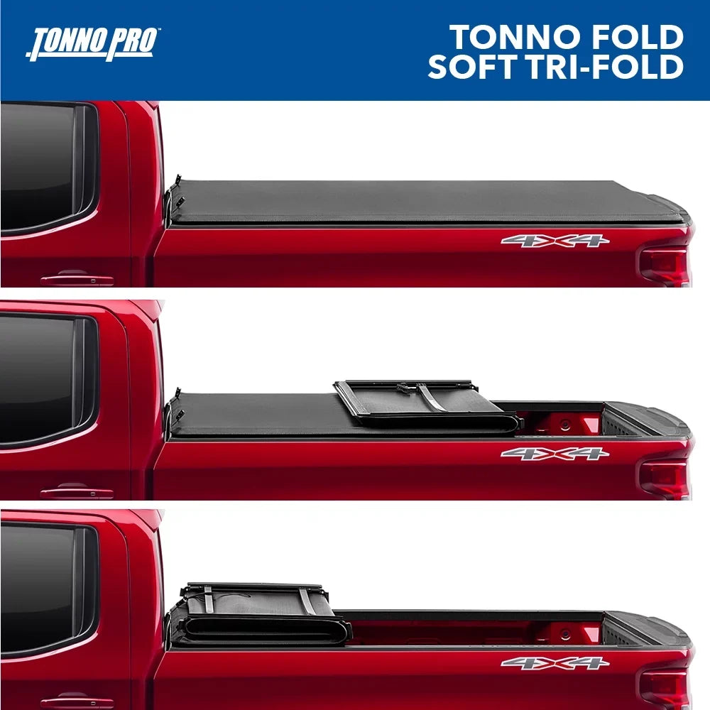 Folding 6' (72") 1993 2011 Fold, | | Soft Truck Pro Cover Bed Bed Fits - | Tonneau 42-304 Tonno Tonno Ranger