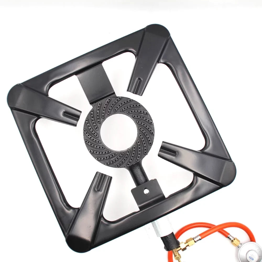 Propane , for Iron Gas Furnace Single Camping exterior Cooker Cast BBQ Walmeck Stove,