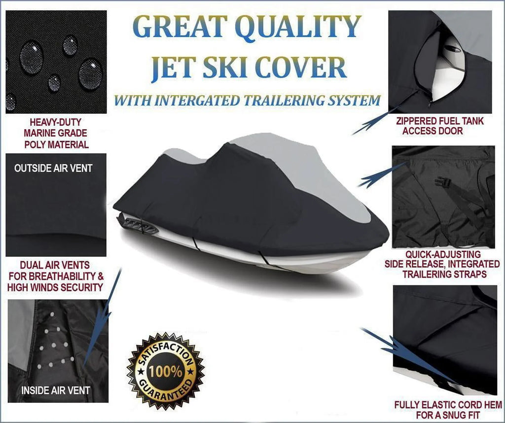 PWC 1996 Compatible Cover 760 Seater Wave Raider SUPER 2 for 600D JET SKI Yamaha HEAVY-DUTY