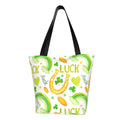 Day1 Canvas Easygdp Suitable St with Bag, Bag Shopping Zip, Shoulder Buying Office, Fitness Tote Groceries, Handbag Stylish for Patrick's