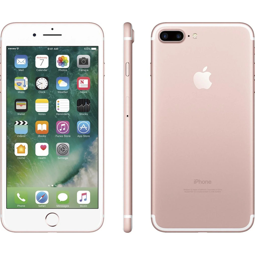 Plus Gold iPhone + Smartphone 7 Rose GSM (Refurbished) Restored Unlocked 256GB (AT&T T-Mobile)