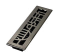 Brushed Nickel Decor 2x12, Grates Register, Floor ADH212-NKL