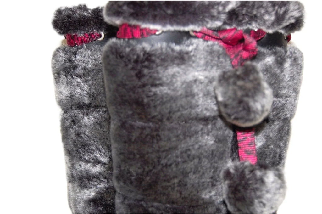 US Medium Black Tall Winterberry Fur Boot 59794 Timberland dimension Preschool Youth 13.5