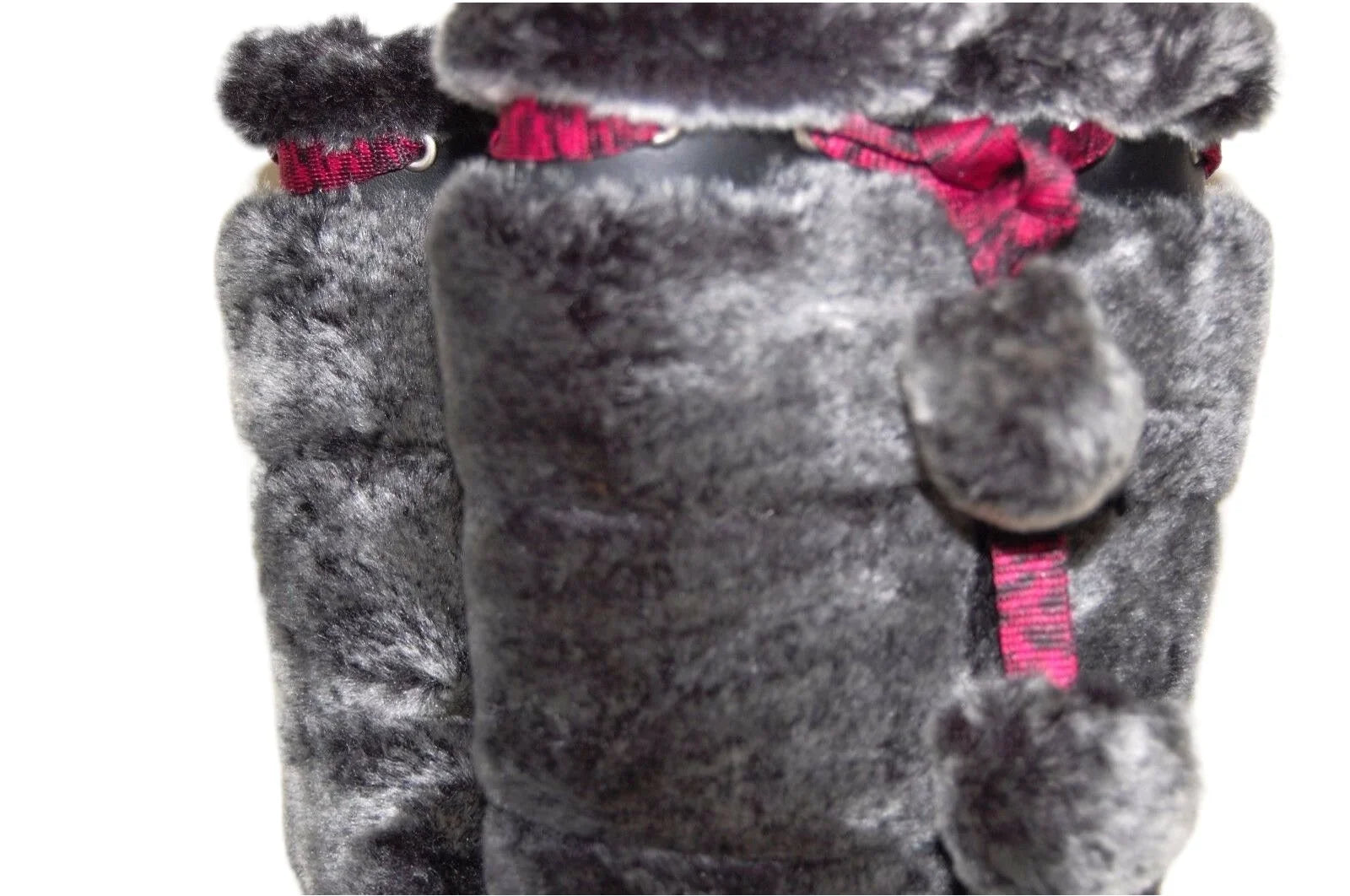 US Medium Black Tall Winterberry Fur Boot 59794 Timberland dimension Preschool Youth 13.5