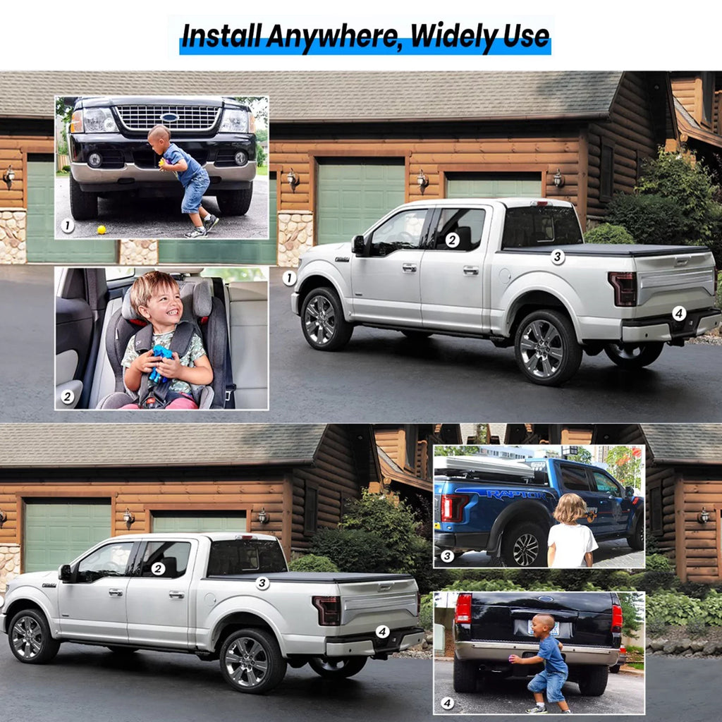 CamperVans,Trucks Rear Reverse Auto-Vox View Camera, Solar Trailer System for Camera Camera Observations Backup Monitor Highway Wireless with Digital Travel RV