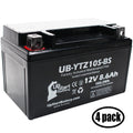 '- 12V, UB-YTZ10S-BS Battery Maintenance 8.6Ah, ATV Free, Factory Activated, YFM35R UpStart for 2010 Battery Replacement Yamaha 350CC Raptor 4-Pack