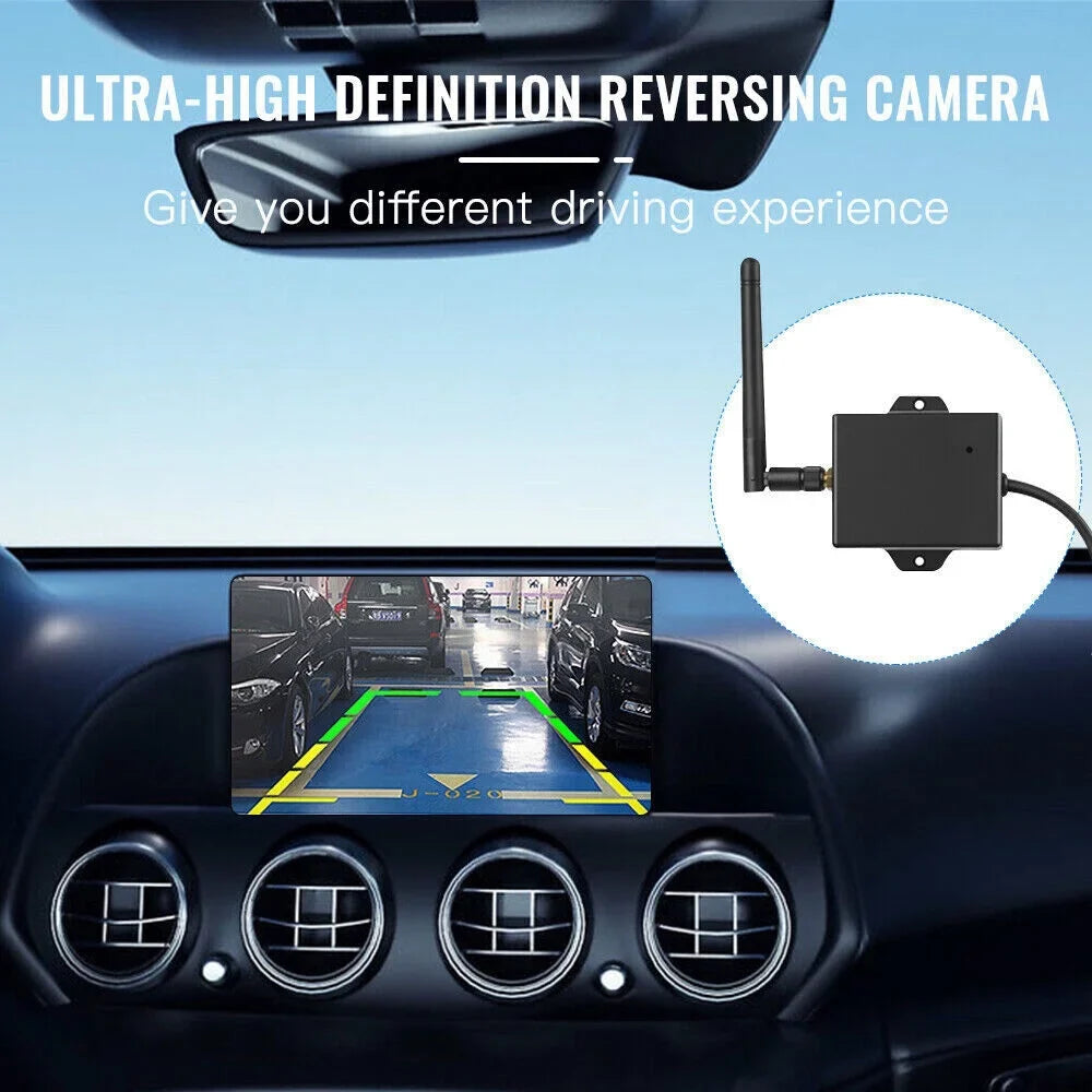 '- Stable Camera to Ideal Reversing Camera Wifi Transmitter - Range for 50m Wireless Signal, Car View Easy Module AV Rear