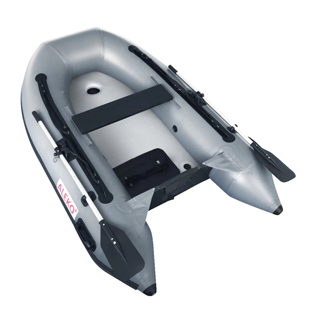 Inflatable 8.4 - Floor Fishing Gray ALEKO Air - Foot Boat
