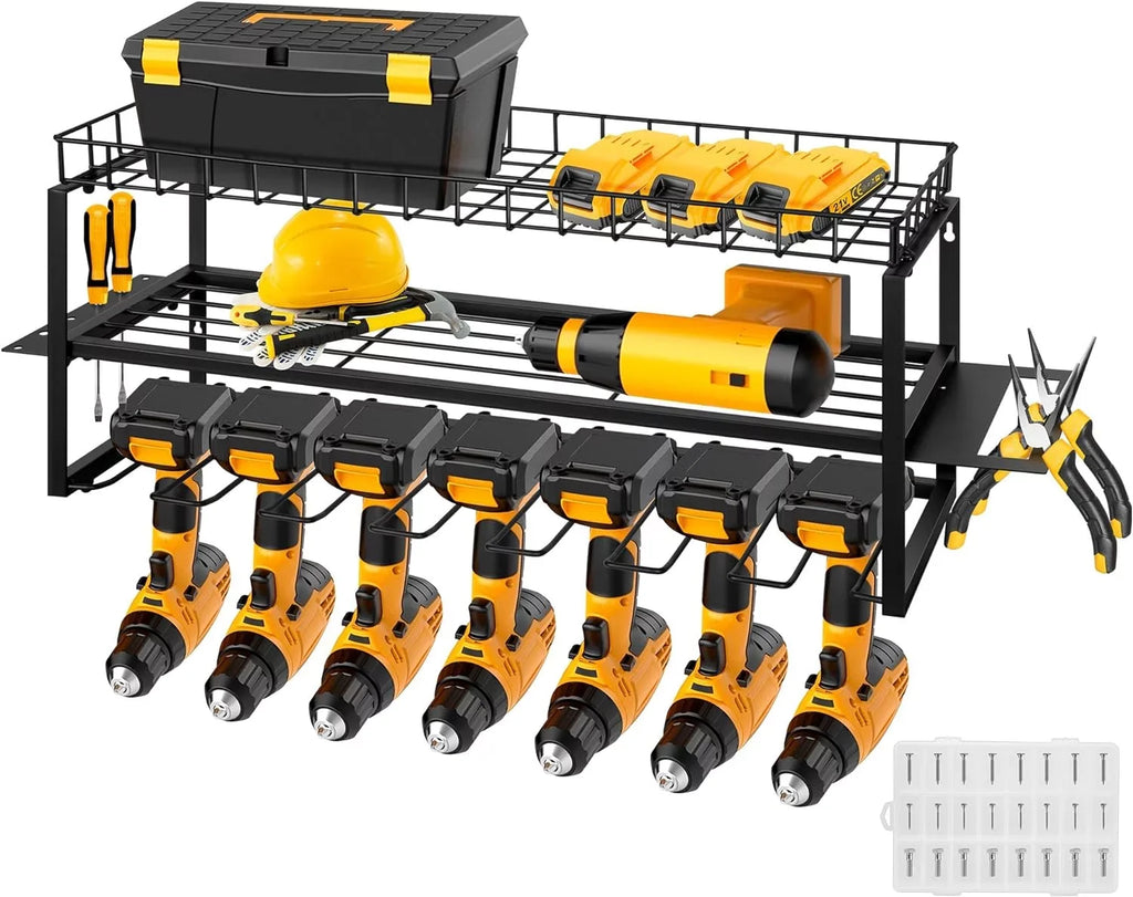 Layers Wall Holders 7 Rack Power Drill Organizer, with Storage Tool 3 Mount SPECSTAR