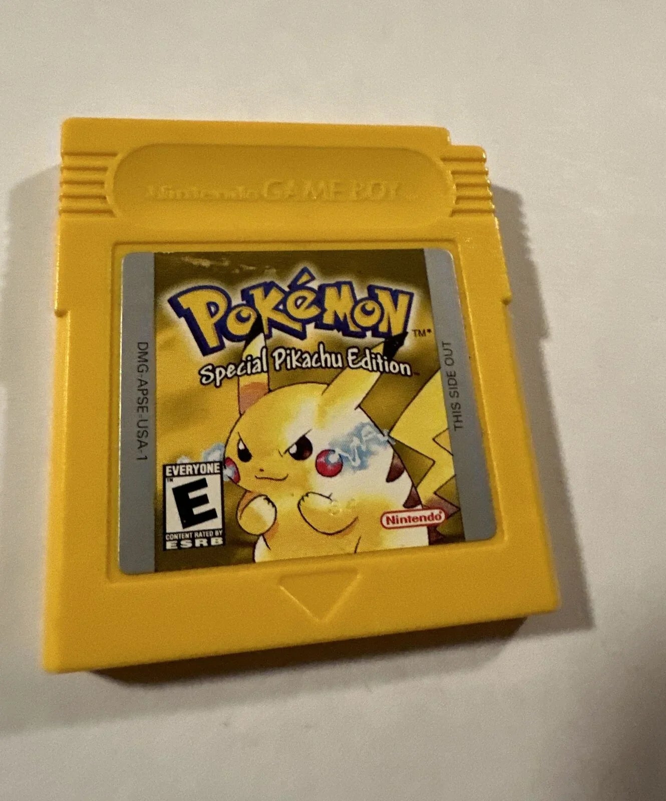 Authentic Yellow Pikachu Pokemon Nintendo Special Gameboy Edition