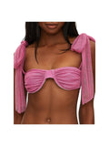 Swim Top Beach top Metallic Drea Bikini Nylon Riot Womens