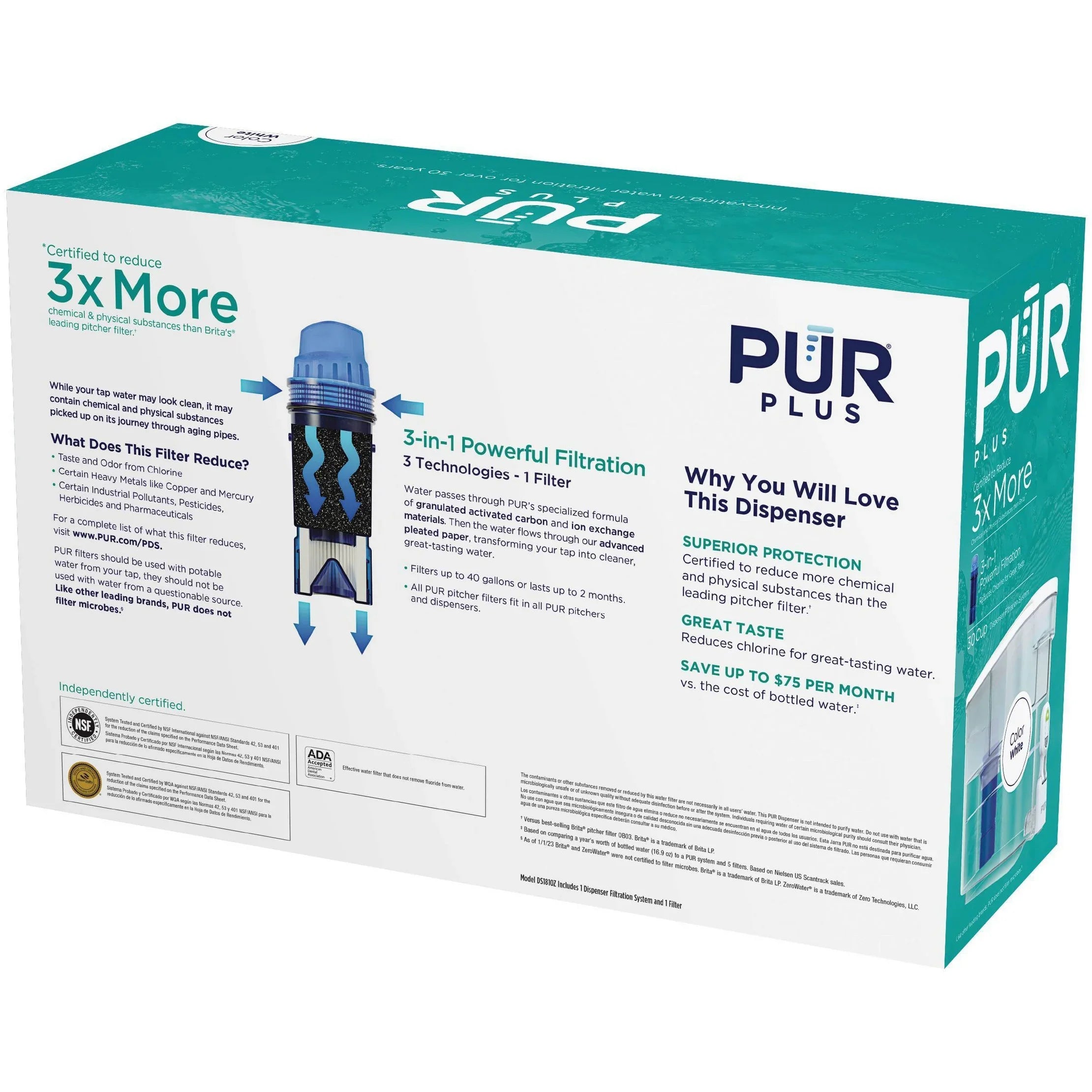 30-Cup Dispenser System Filtration Plus