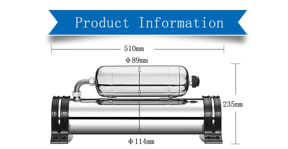 INTSUPERMAI liquid Formula Stainless Filter 1000L/H Steel Purification liquid Household Parent-child