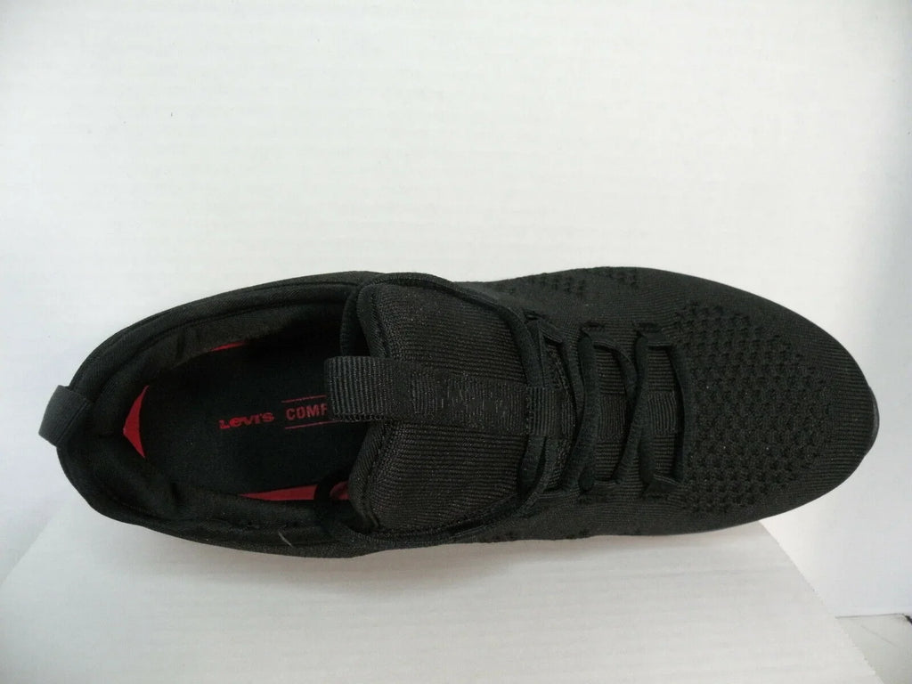 NEW BLACK dimension SPORTS LEVIS SHOES ATHLETIC LOW TRAINERS COMFORT SNEAKERS 12 MEN