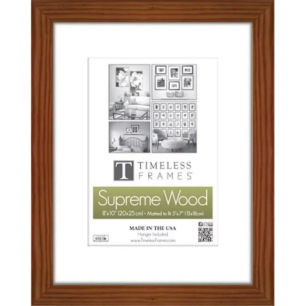 in. x Frame, Wall 12 18 Regal Walnut