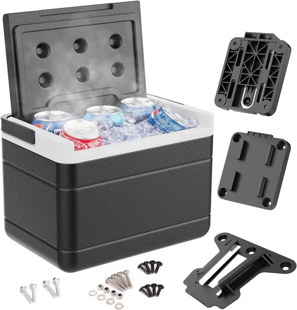 102588101 Portable Fits Kit with Universal 10L0L Caddy Bracket Golf for and Ice Yamaha, 48H Cart Cooling 103886801 Golf Mounting Cooler Cart EZGO,Club Chest Car