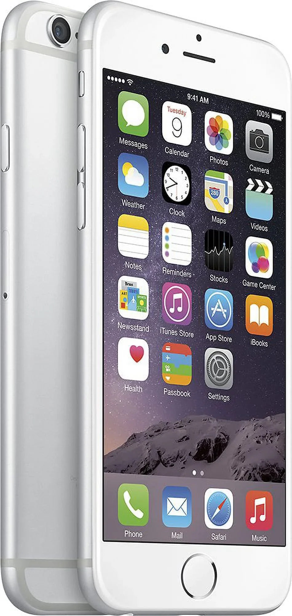 Restored Mobile) Silver iPhone (Refurbished) 16GB (Boost 6s