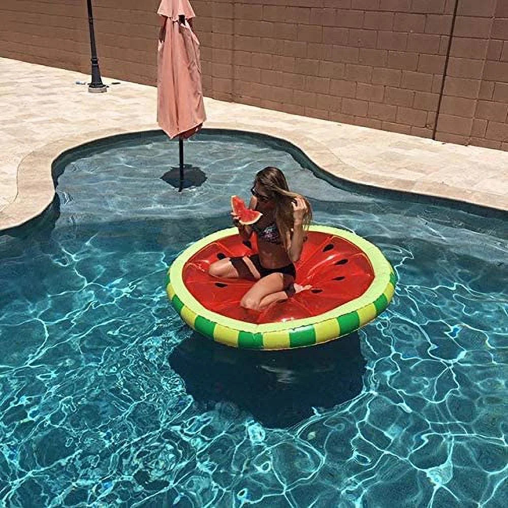 Slice Island Raft Inflatable Watermelon Swimline