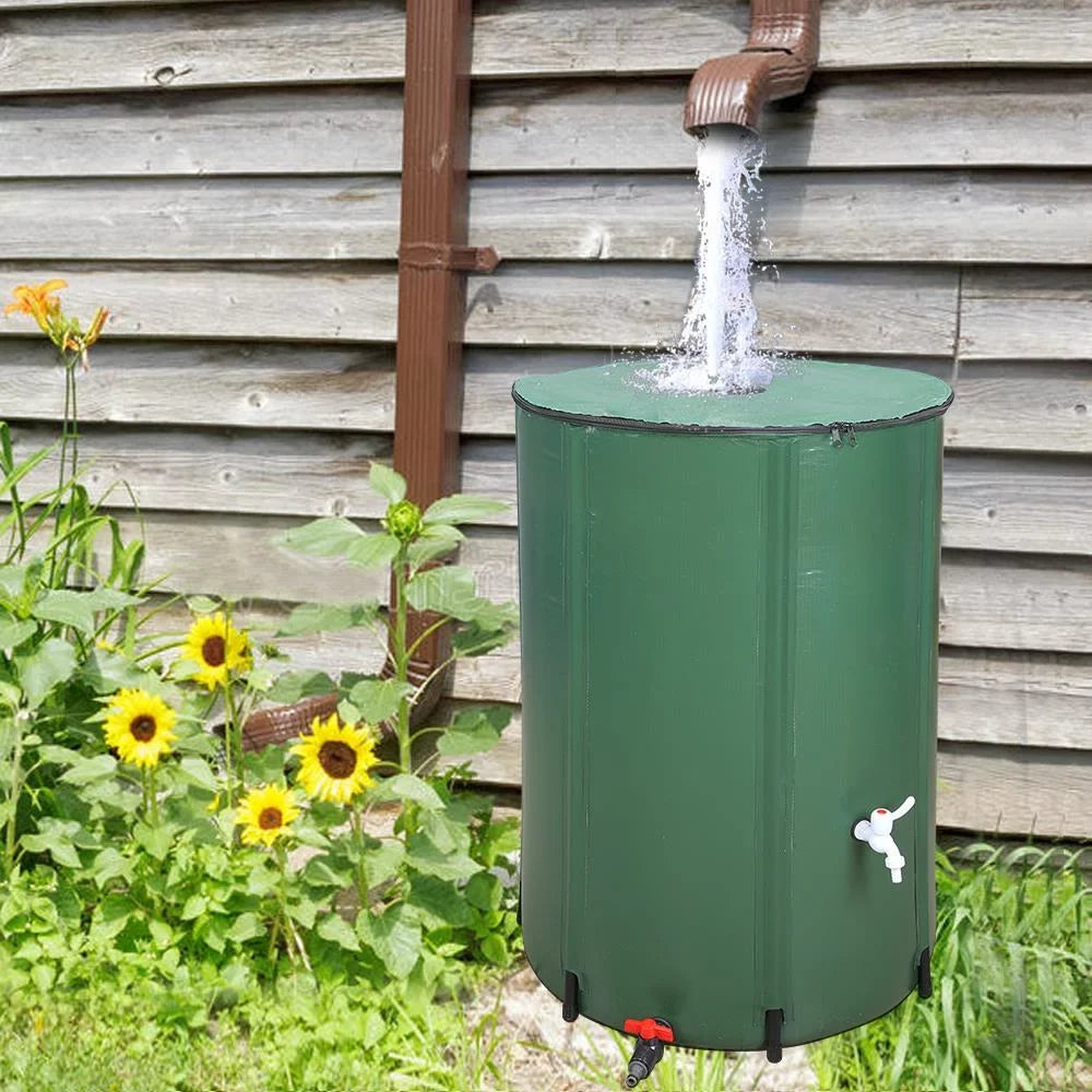 Barrel, Portable liquid Storage Rain 100 Collapsible Tank Ktaxon Gallon