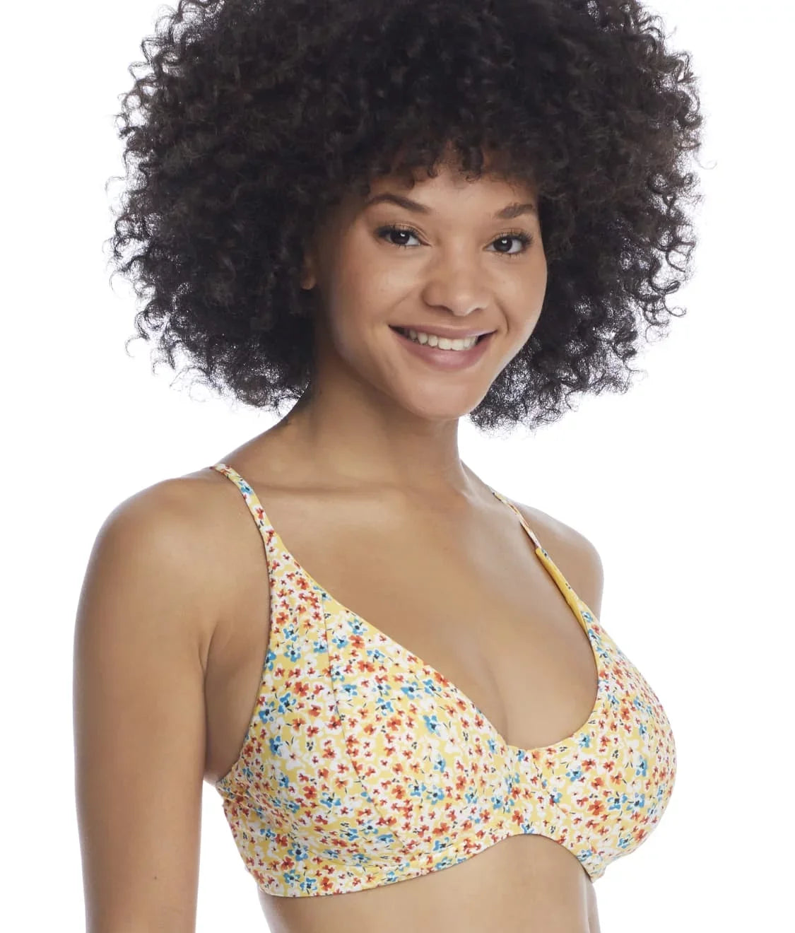 Top, SWIM Meadow Wildflower Bikini SYSTEMS Maya Swim NWOT US 38D, UK 38D,