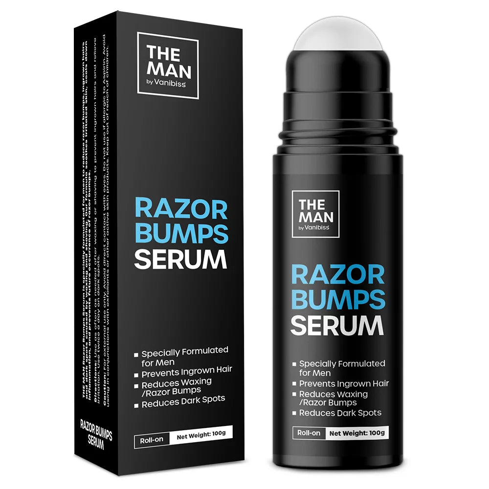 Treatment Hair Serum (3.5fl.oz) after Shave Solution Vanibiss-Ingrown The Razor Bumps Man Unscented by & on Roll