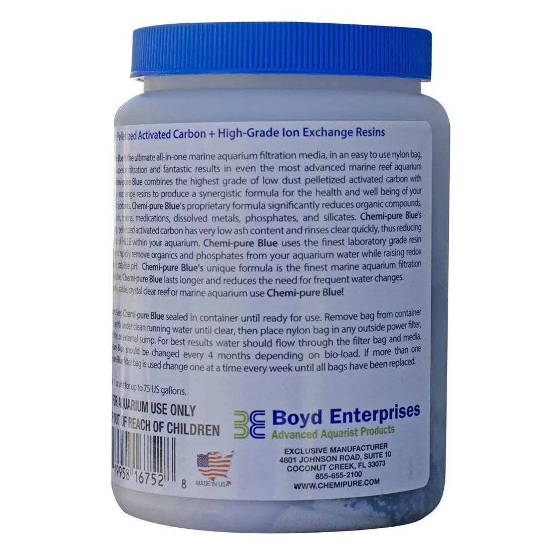 (2 Filtration for Chemi-Pure Enterprises Blue Aquarium, 11-Ounce Pack) Media Boyd