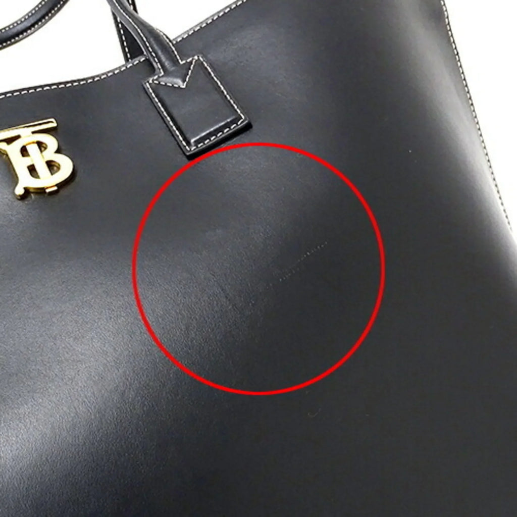 Pre-Owned shoulder Burberry tote black BURBERRY (Good) ladies bag 8052726 leather