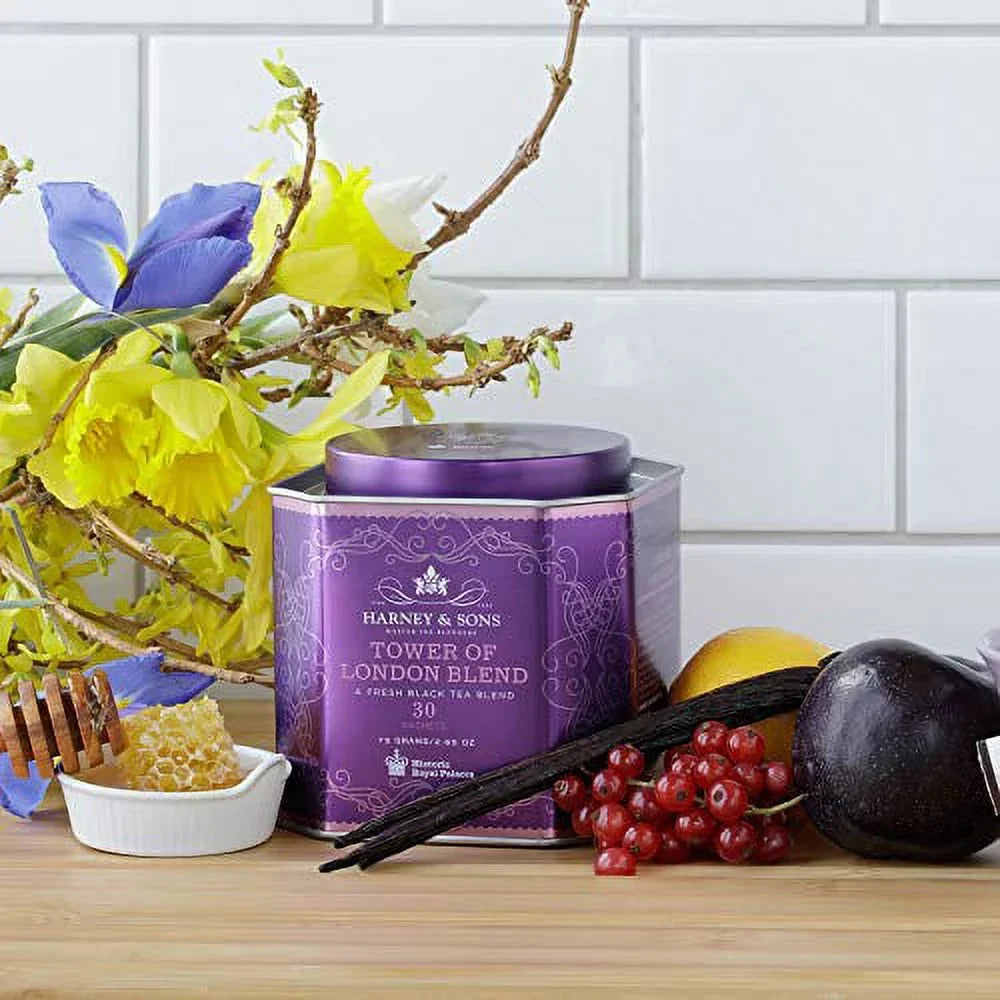 30 of Caramel, Sons and Tea Black Sachets & Tea London London, Tower Currant, Honey, Harney Black w/ Vanilla, of Historic