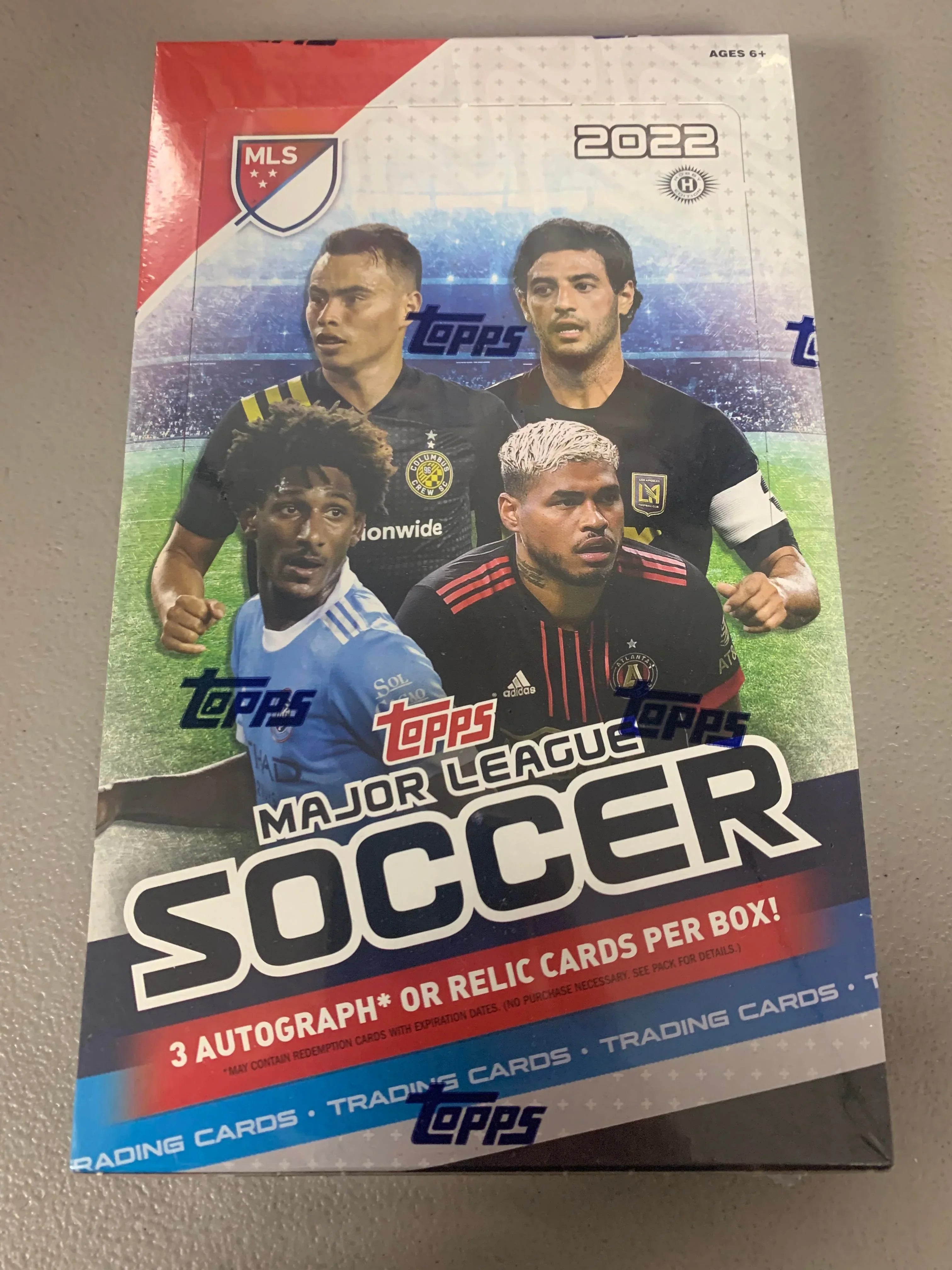 Major League Topps Soccer 2022 Box Hobby