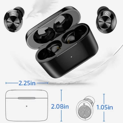Moto Stereo w for (2020) Razr Edge NABI Headphones Mic E TWS 5G, One Motorola 10.1" Charging Wireless XD (2020), (2021) Earbuds Case - (2019), Nokia HD8, - 3.1, Earphones 7.1 DreamTab Z5A True