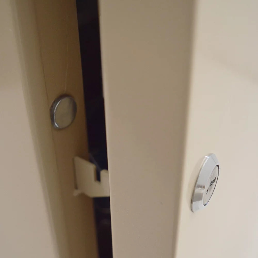 TECHTONGDA Key Lock Cabinet Cards 200 Key Storage Mount Wall Key Hooks Cabinet Organizer Box with