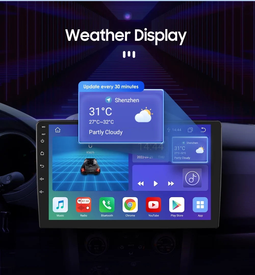 10.1 12 Bluetooth GPS 32GB For Radio 5.0 GMC Radio Buick Hizpo inch DSP Android Carplay Sierra Silverado With Car AM Navigation FM Chevrolet Savana 4GB Stereo