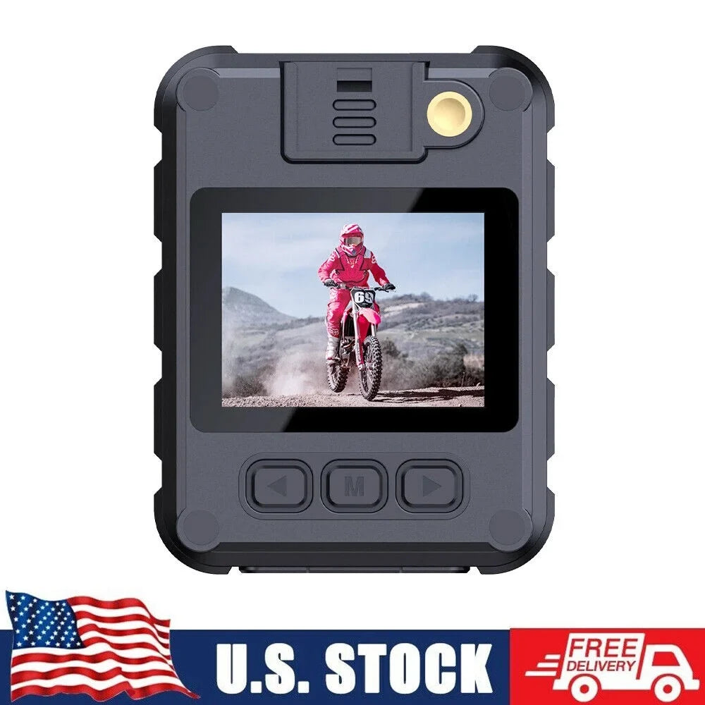 Body DVR Recording Camera JLLOM and Vision with Night 1080P Police Audio 2k Video HD Camcorder - Mini