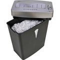 5 shredding Wastebin Cut 0.394" gal Card 0.157" - Silver dimension Micro Royal Shred - - Paper, x - Shredder Pass Black, Capacity Credit Paper for 4 - Per - MC500