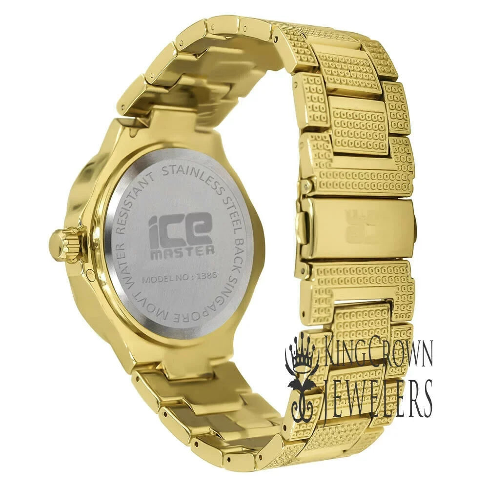 Rodeo Resistance Watch Metal Diamonds Simulated Jojino 14K Gold Jojo Joe Tone Yellow Band liquid