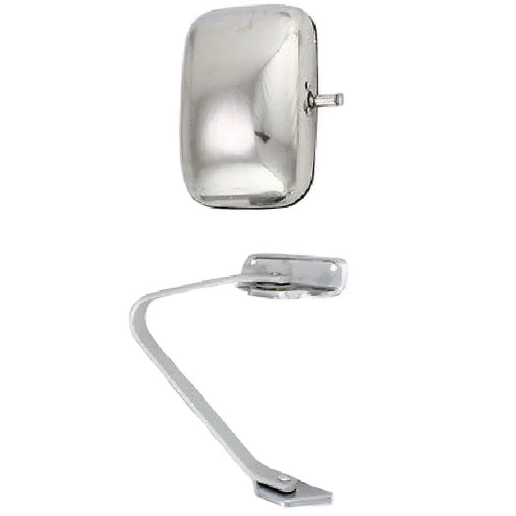 Rear Lock Chrome F-Series Swing RH Right Truck Mirror 87-91 For View Pickup Side