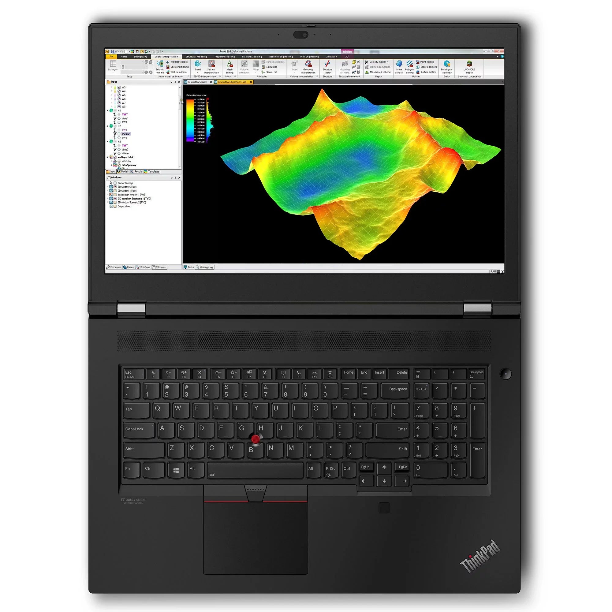 1TB nits, 17.3" i7-10750H, 32GB, 300 Laptop, IPS Quadro, Lenovo FHD P17 ThinkPad