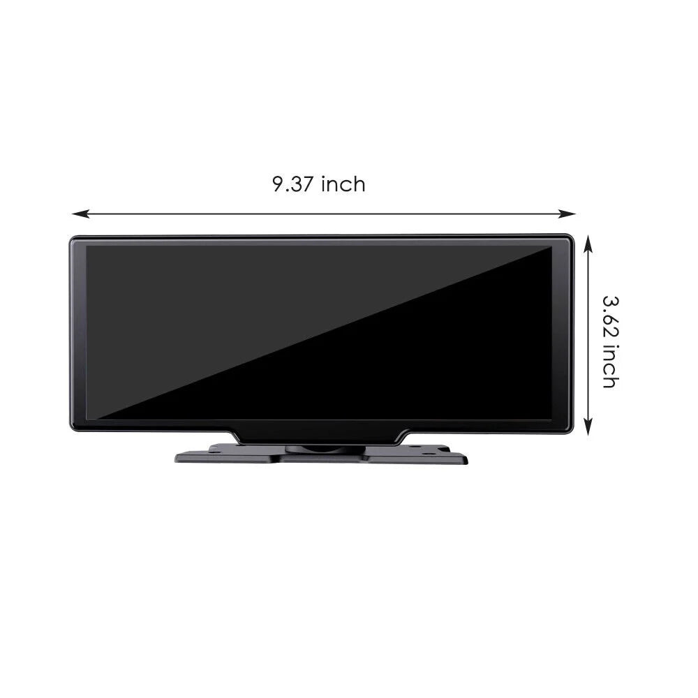 WiFi Screen, Connectivity, - 2K Wireless 1080P Recording, Enhanced Lens with Dual Android KingFurt Dash T91 Auto, Camera Touch