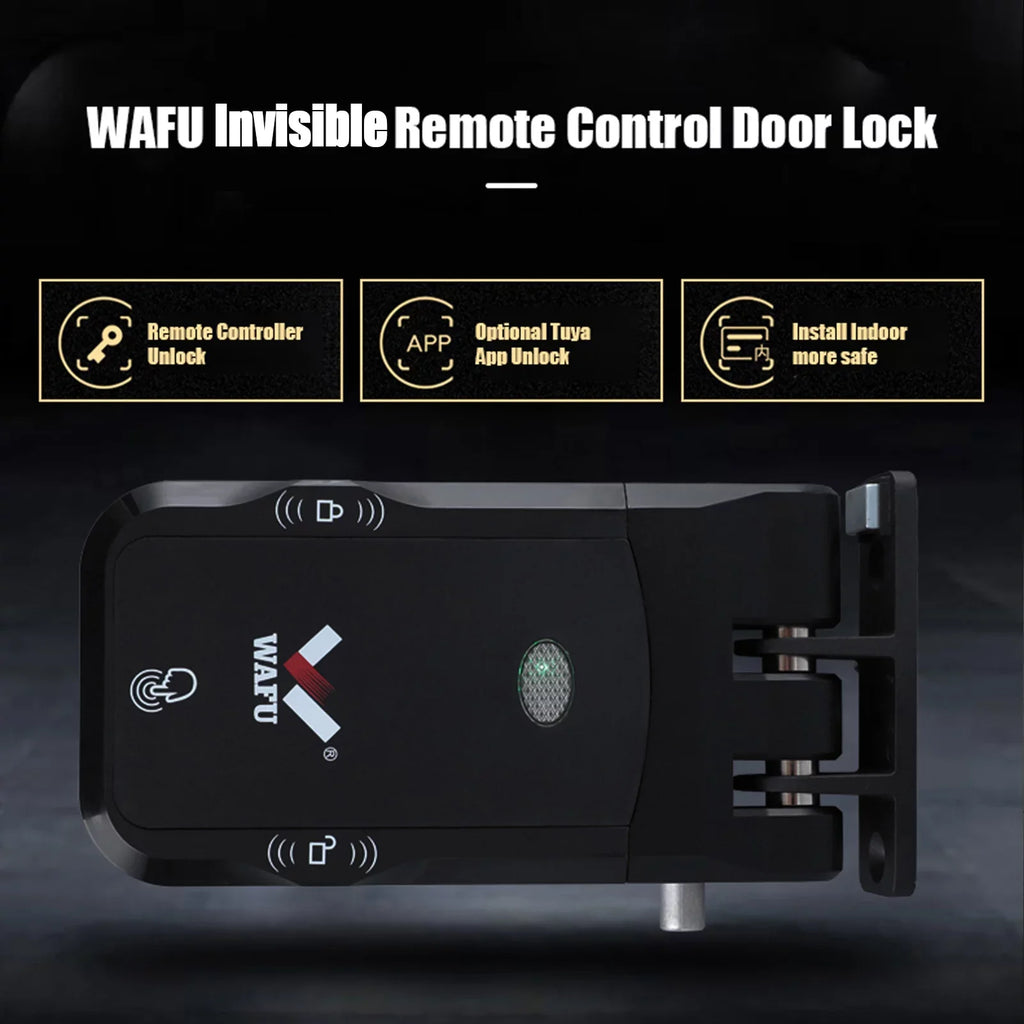 Door Smart with Wireless Lock Remote Pinnaco Keyless Control Lock WAFU