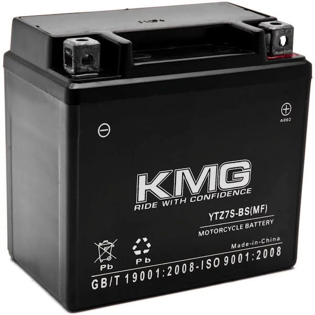 YTZ7S Powersport Watercraft Motorcycle Battery Sealed 12V with SP 50 Scooter Compatible 2002-2012 CHF50 Battery Replacement Maintenance Free Metropolitan, II, KMG Performance Honda High SMF
