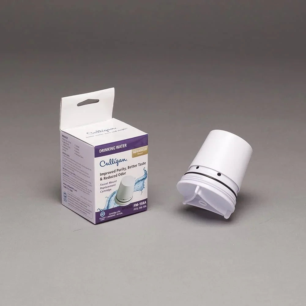 Replacement liquid Filter Culligan Cartridge, Faucet-Mount 200 Gallon, FM-15RA White