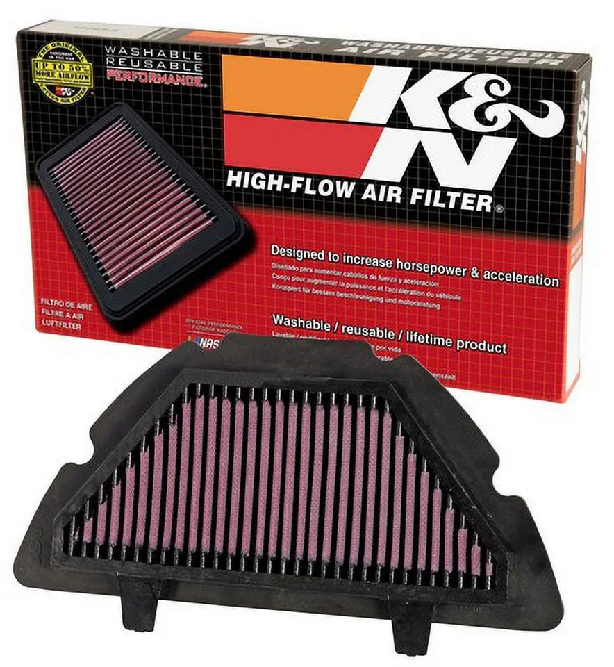 K&N YA-1007 YAMAHA Air Premium, Powersport Performance, Air (YZF R1) Filter: Filter: 2007-2008 Engine High